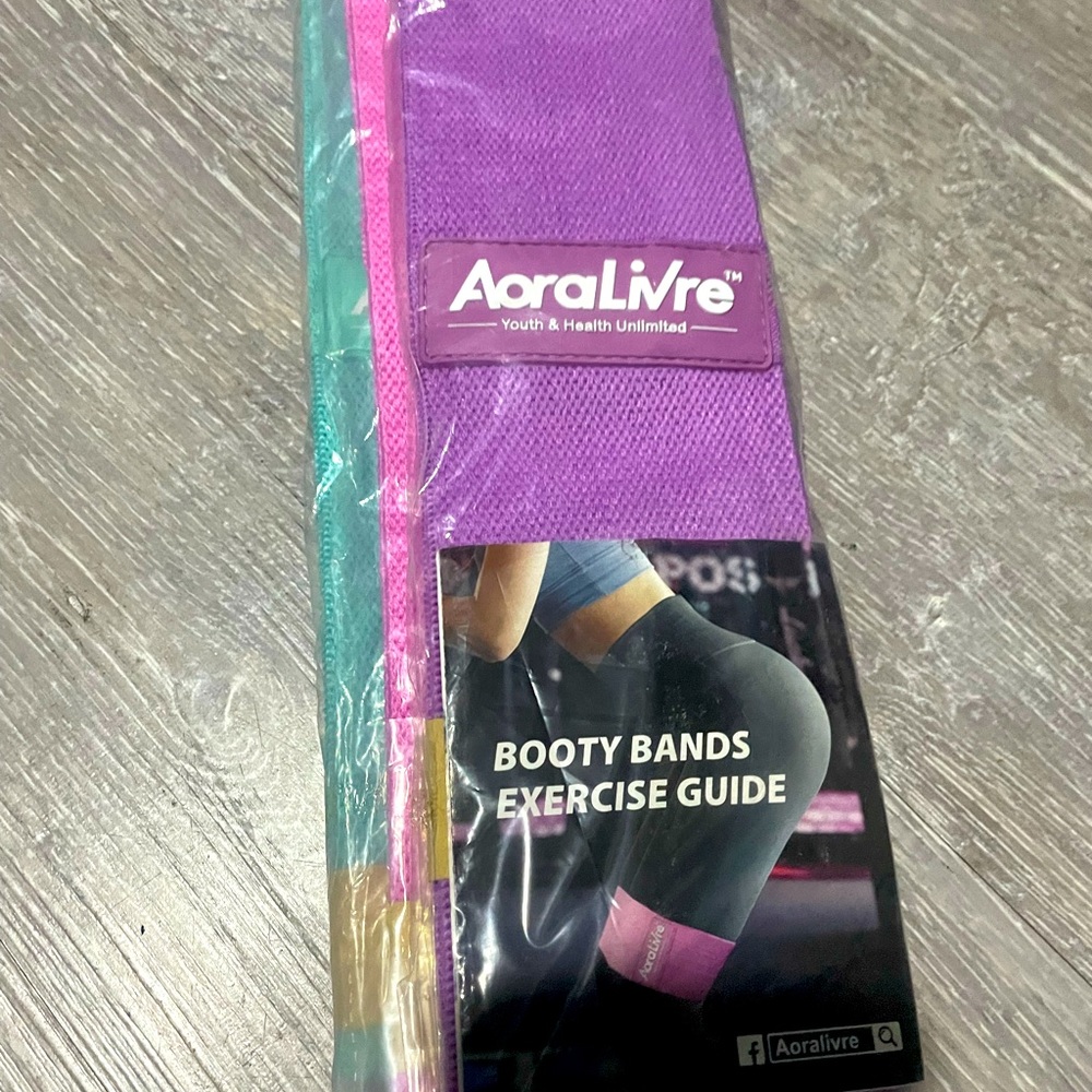 Exercise elastic bands 3 pack new